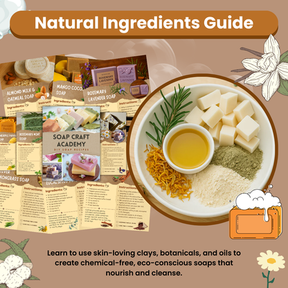 Organic Soap DIY Guide Bundle